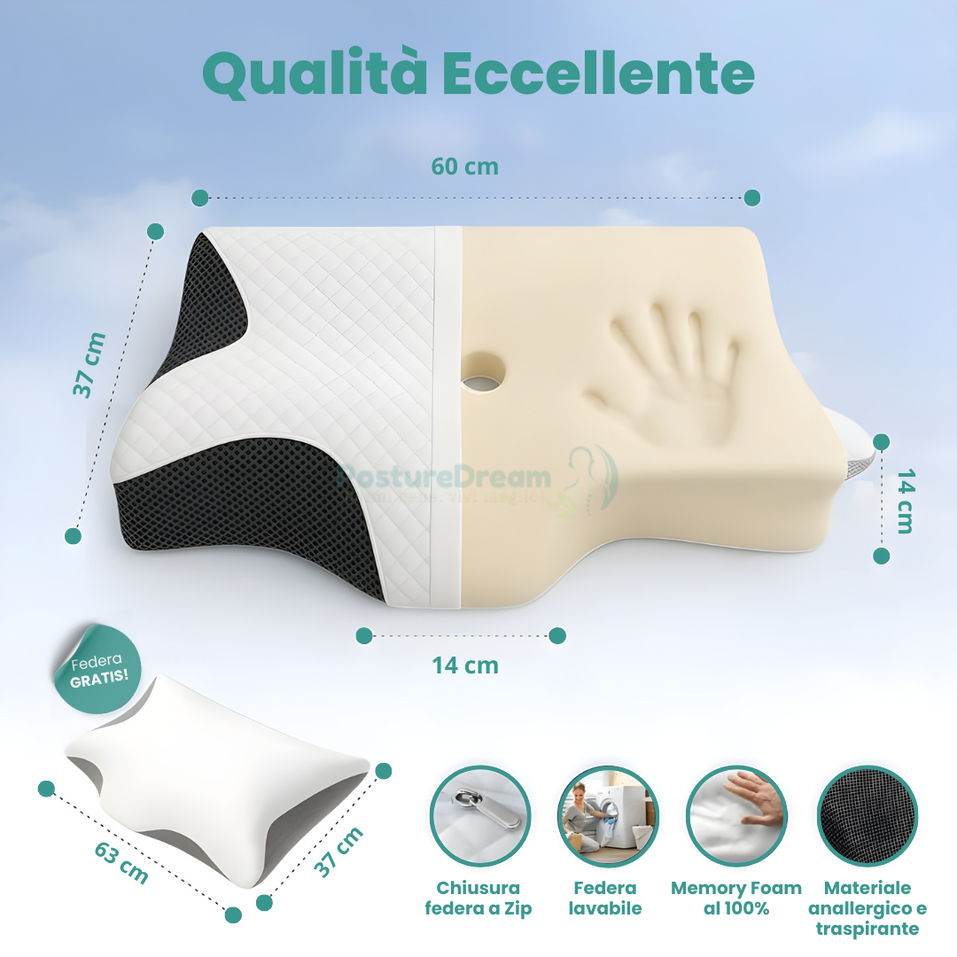 ReAlign™ Pillow - Riallinea il tuo corpo, rigenera il tuo sonno.